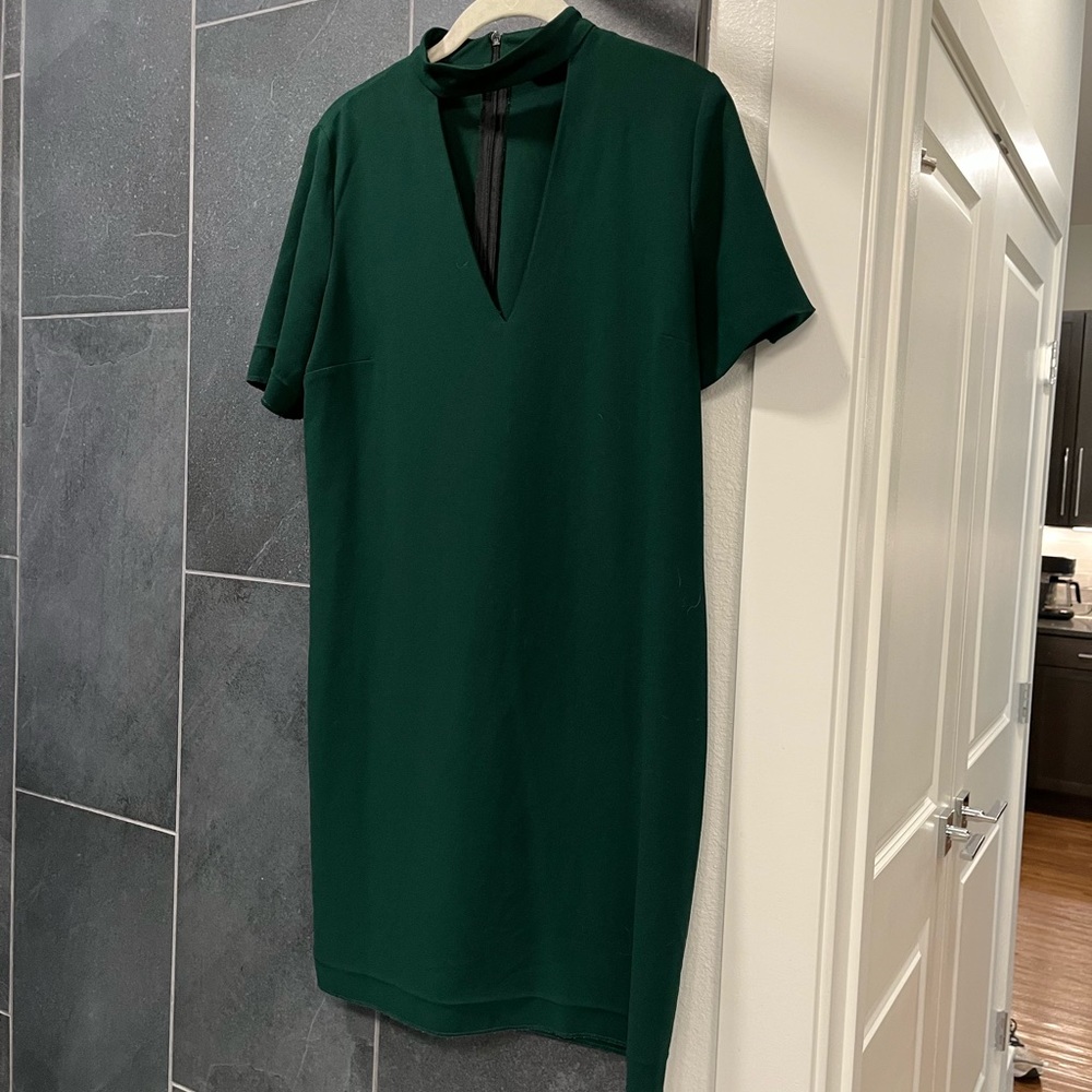 Green Zara dress